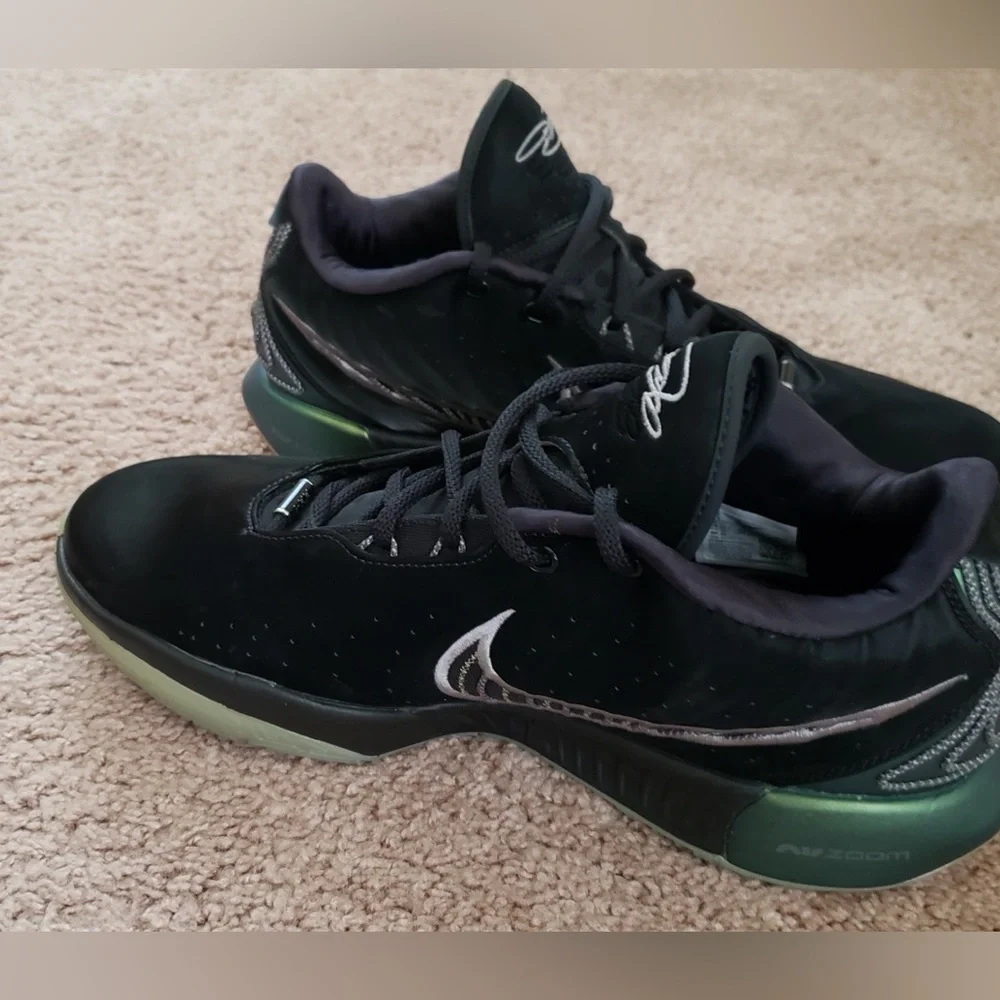 Nike LeBron XXI Black / MTLC Pewter-Iron Grey Men’s Size 13 Sneakers - Picture 11 of 11